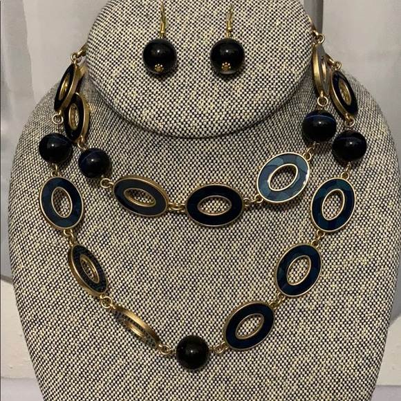 Lia Sophia Jewelry - Rich Blue Set!